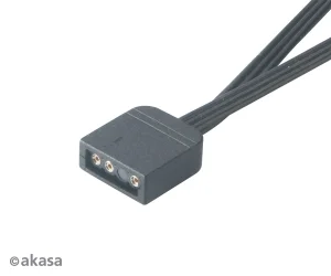 AKASA - RGB LED kabel-splitter adresovatelný 12 cm - obrázek 3