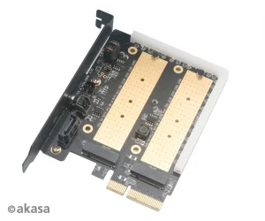 AKASA adaptér M.2 do PCIex s chladičem RGB - obrázek 2