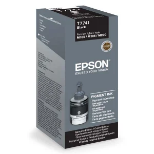 Inkoustová náplň Epson T7741 černá 140 ml M100/105/200