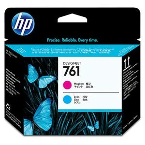 Inkoustová náplň HP 761 purpurová/azurová tisková hlava
