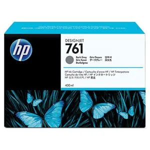 Inkoustová náplň HP 761 tmavě šedá 400 ml CM996A