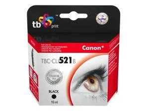 Inkoustová náplň Canon CLI-521Bk černá (TB)