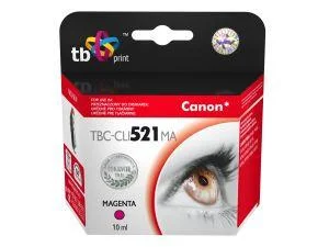 Inkoustová náplň Canon CLI-521M purpurová (TB)