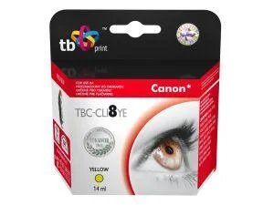 Inkoustová náplň Canon CLI-8Y žlutá 14 ml (TB)