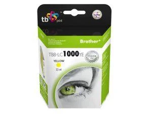 Inkoustová náplň Brother LC1000Y žlutá TB