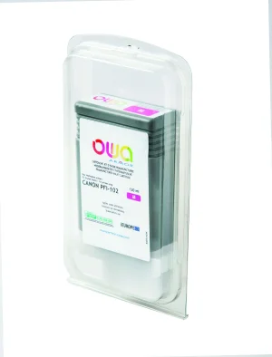 Inkoustová náplň Canon PFI-102M purpurová 130ml (OWA Armor)