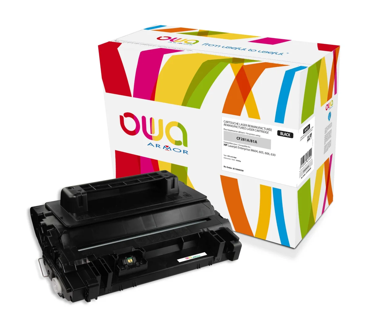 Toner HP CF281A černý 10500 stran (OWA Armor)