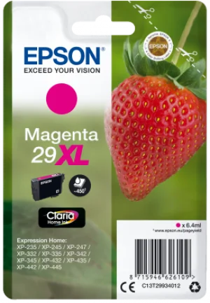 Inkoustová náplň Epson 29XL purpurová Claria Home