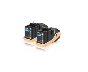Toner Epson AL-C9300N azurový 7500 stran balení 2ks