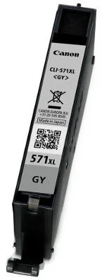 Inkoustová náplň Canon CLI-571XL šedá 11 ml velká