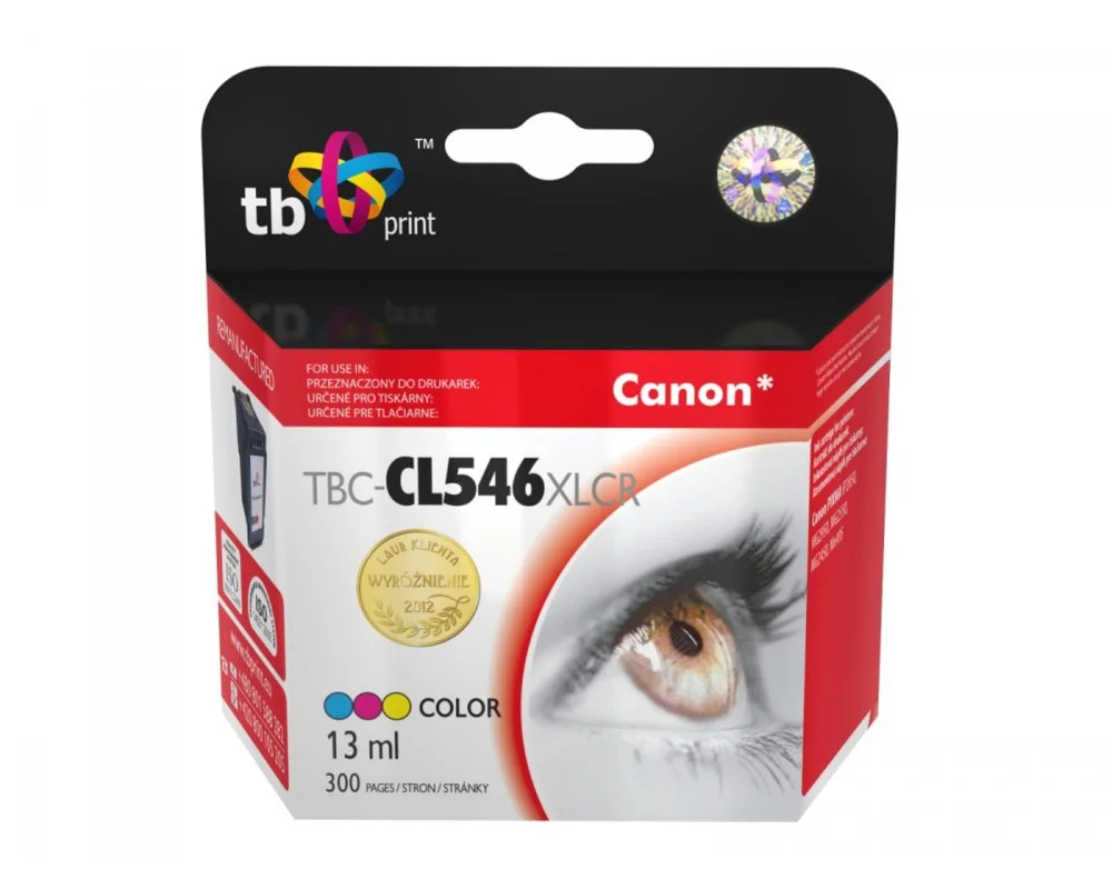 Inkoustová náplň Canon CL-546XL barevná TB