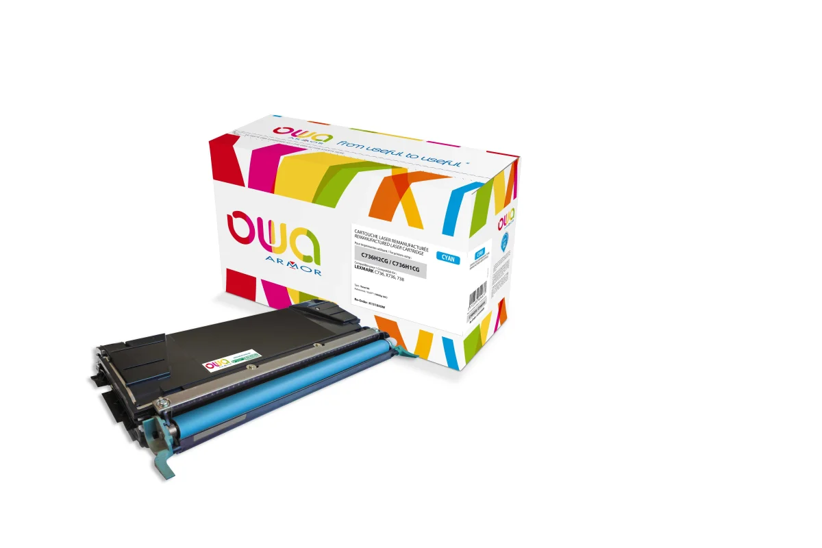 Toner Lexmark C736H1CG azurový 10000 stran (OWA Armor)