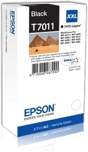 Inkoustová náplň Epson T7011 WP4000/4500 XXL černá 3400 stran