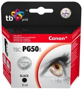 Inkoustová náplň Canon PG-50 černá 22 ml (TB)