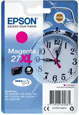 Inkoustová náplň Epson 27XL T2713 purpurová 10,4 ml DURABrite Ultra