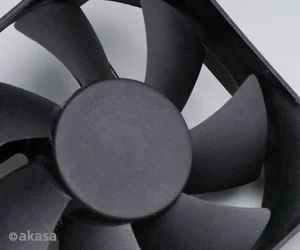 přídavný ventilátor Akasa 80x80x25 black OEM H - obrázek 2