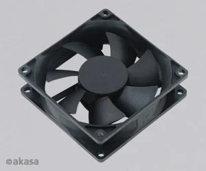 přídavný ventilátor Akasa 80x80x25 black OEM H