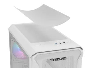 Počítačová skříň Genesis IRID 503 ARGB LITE/Mini Tower/Transpar./Bílá - obrázek 18