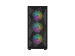 Počítačová skříň Genesis DIAXID 605 ARGB/Midi Tower/Transpar./Černá - obrázek 2