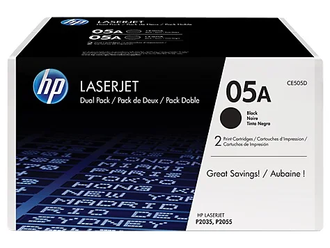 Toner HP CE505D černý 4600 stran 2 pack
