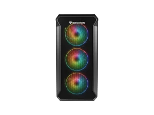 Počítačová skříň Genesis IRID 503 ARGB V2/Micro Tower/Transpar./Černá - obrázek 8