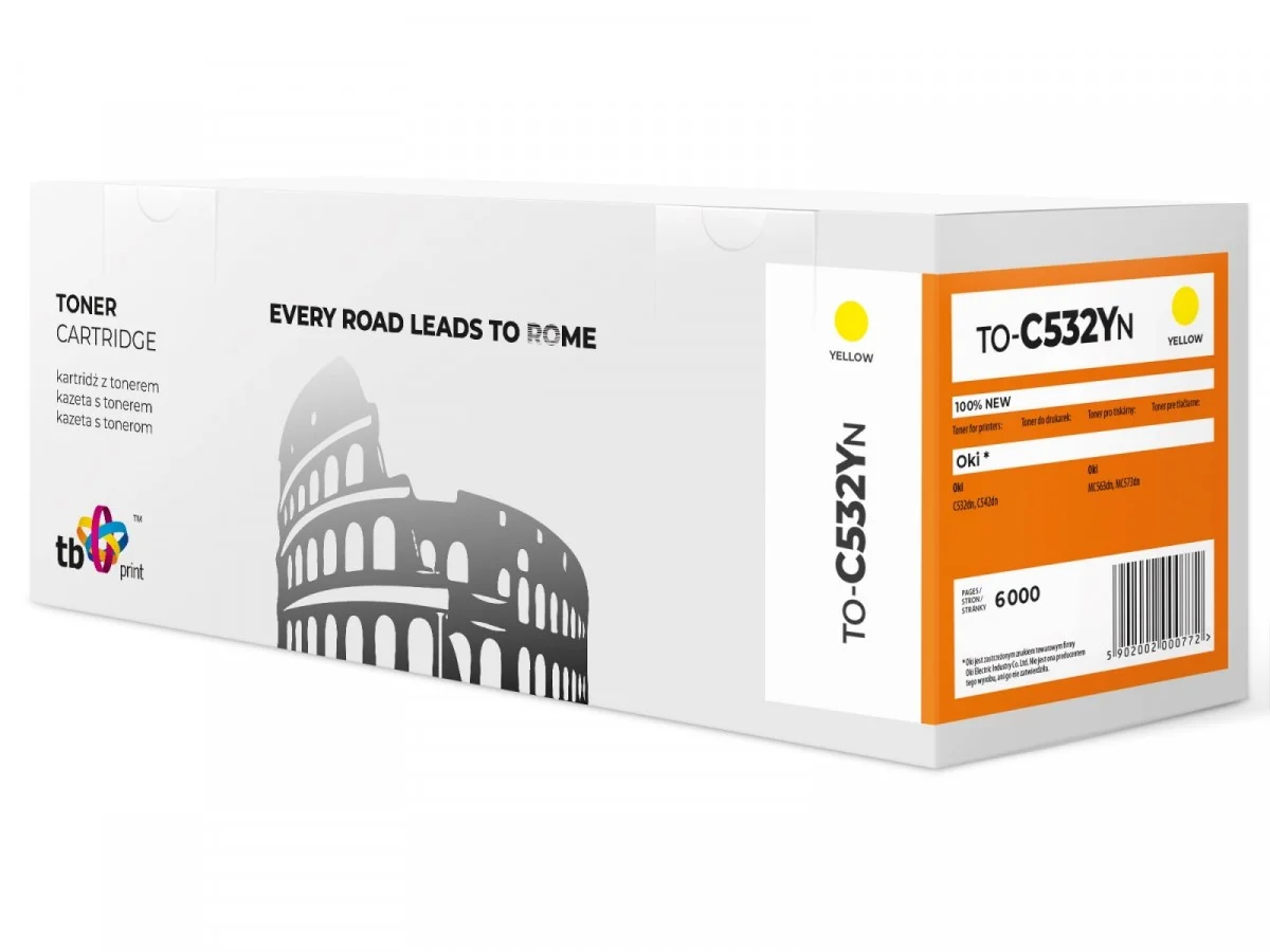 Toner Ricoh C532 žlutý 6000 stran TB kompatibilní