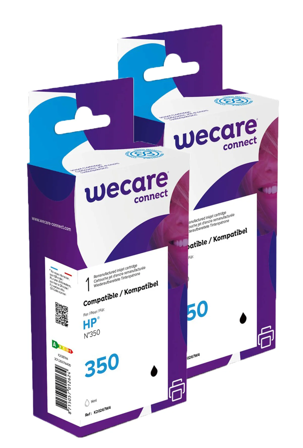 Inkoustová náplň HP CB335E černá 2x14ml sada (ARMOR)