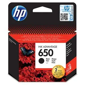 Inkoustová náplň HP 650 CZ101AE černá 6,5 ml