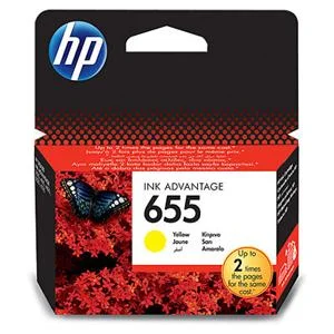Inkoustová náplň HP 655 CZ112AE žlutá