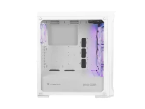 Počítačová skříň Genesis IRID 505 ARGB V2/Midi Tower/Transpar./Bílá - obrázek 2