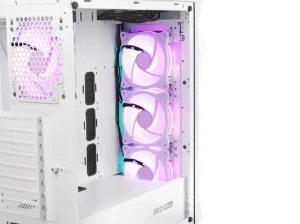 Počítačová skříň Genesis IRID 505 ARGB V2/Midi Tower/Transpar./Bílá - obrázek 8