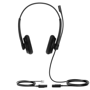 Yealink YHS34 Lite Dual náhlavní souprava na obě uši s QD-RJ9 konektory - obrázek 3