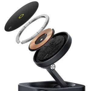 Baseus Nabíjecí stanice MagPro 7v1 s bezdrátovým nabíjením 15W cosmic black - obrázek 4