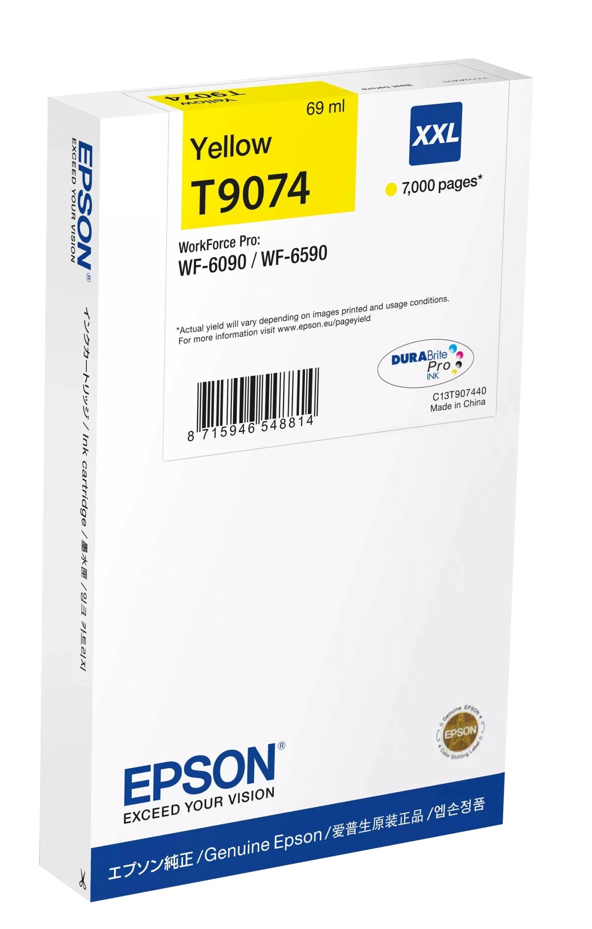 WF-6xxx Ink Cartridge Yellow XXL