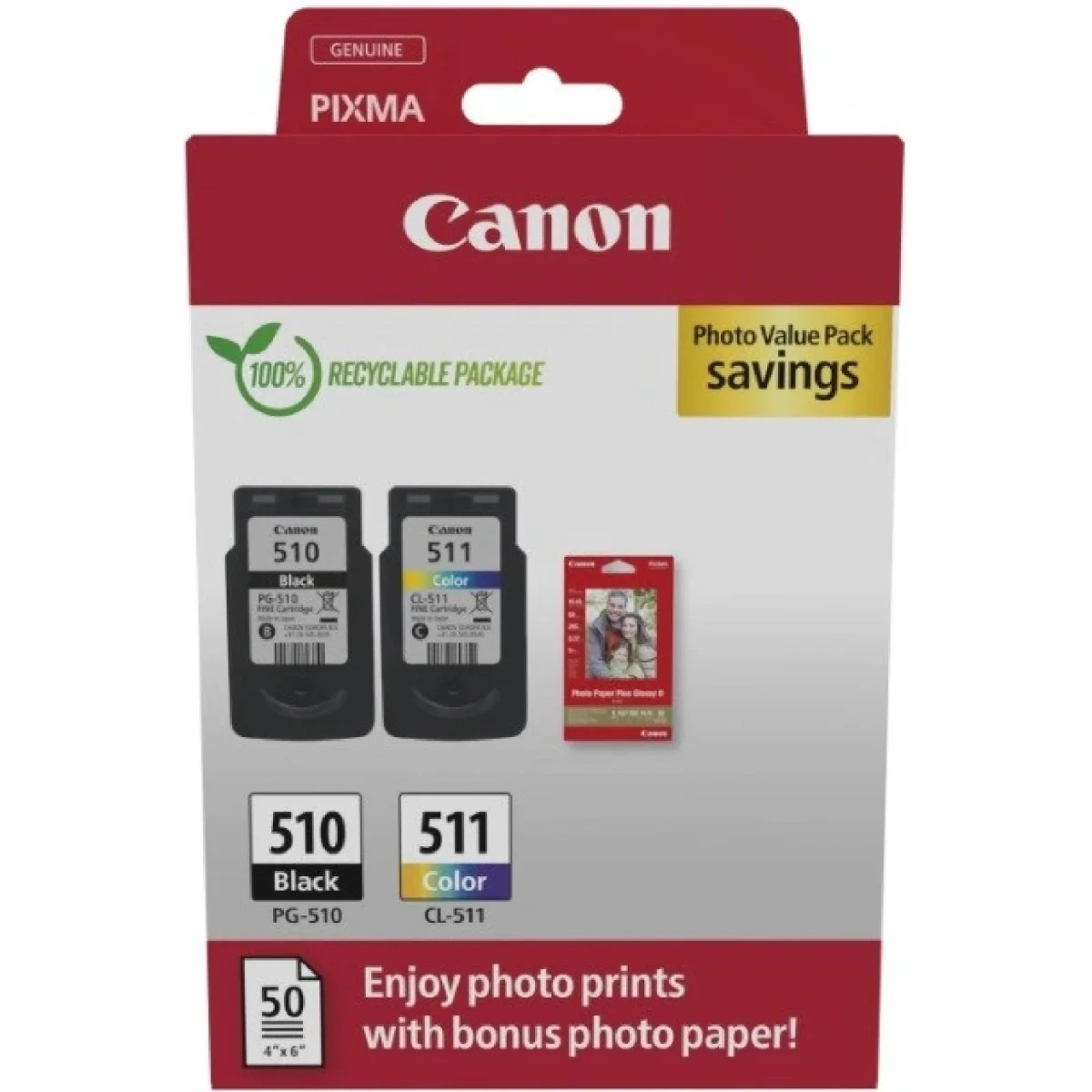 Inkoustová náplň Canon PG-510/CL-511