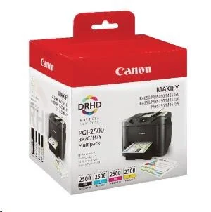 Inkoustová náplň Canon PGI-2500 BK/C/M/Y multipack