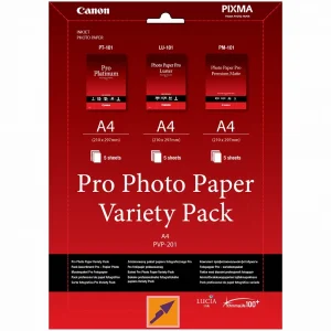 Canon PVP-201 PRO, A4 fotopapír Variety Pack