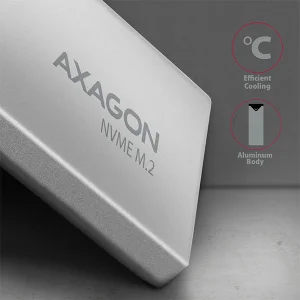 AXAGON EEM2-UG2, USB-C 10Gbps - M.2 NVMe SSD ARROW box, stříbrný - obrázek 6
