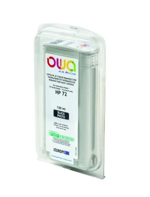 Inkoustová náplň HP DJ T1100 C9370A foto černá 130 ml
