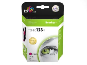 Inkoustová náplň Brother LC123M purpurová (TB)