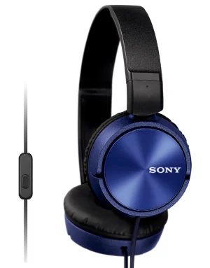 SONY sluchátka MDR-ZX310AP, handsfree, modré