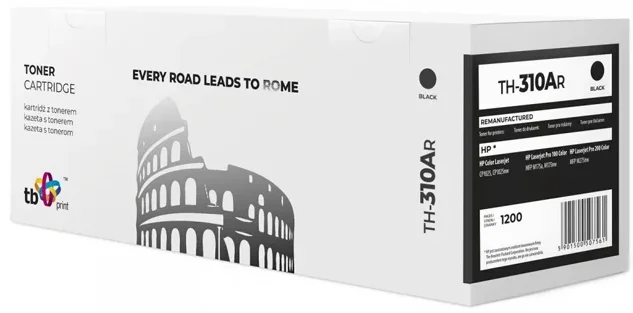 Toner TB kompatibilní s HP CE310A Black,1200,ref