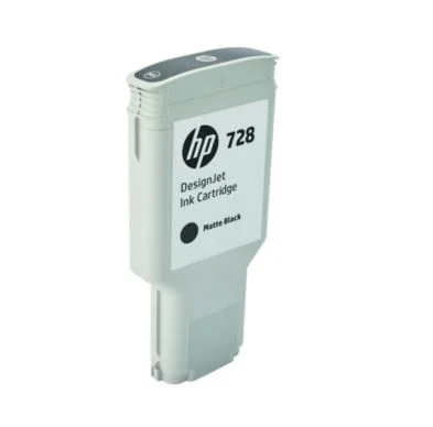 Inkoustová náplň HP 728 matně černá 300 ml