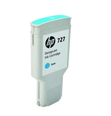 Inkoustová náplň HP 727 azurová 300 ml