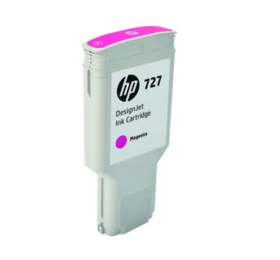 Inkoustová náplň HP 727 purpurová 300 ml