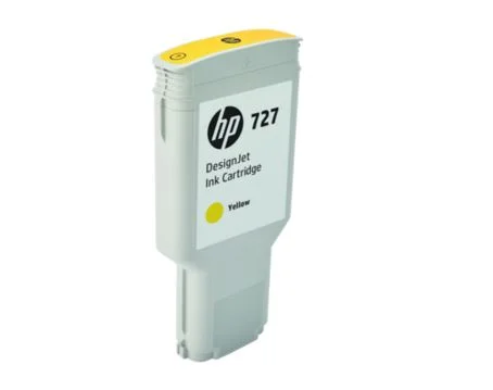 Inkoustová náplň HP 727 žlutá 300 ml