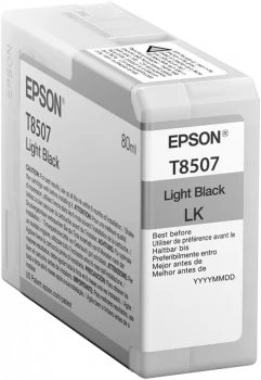 Inkoustová náplň Epson T8507 světle černá 80 ml UltraChrome HD