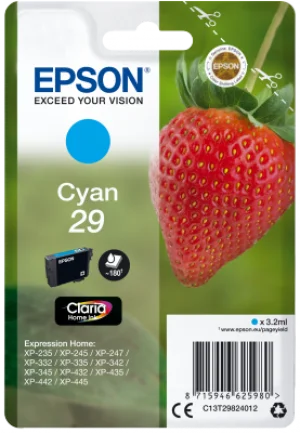 Epson Singlepack Cyan 29 Claria Home Ink