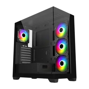 FSP M340-BA/Midi Tower/Transpar./Černá - obrázek 3