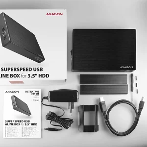 AXAGON EE35-XA3, USB 3.2 Gen 1 - SATA, 3.5" externí ALINE box - obrázek 8